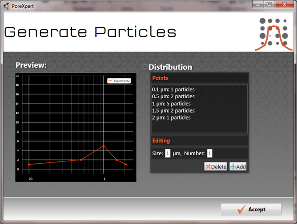 generate particle screen
