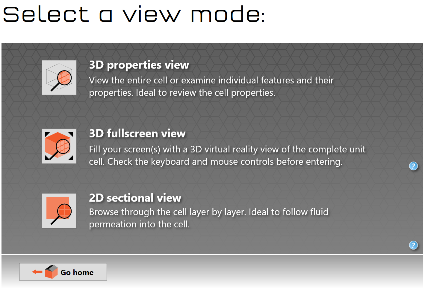view mode screen