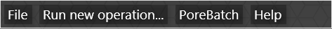 porexpert menu bar